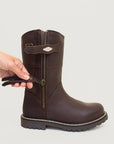 Hudson Mid Waterproof Boots - Chocolate
