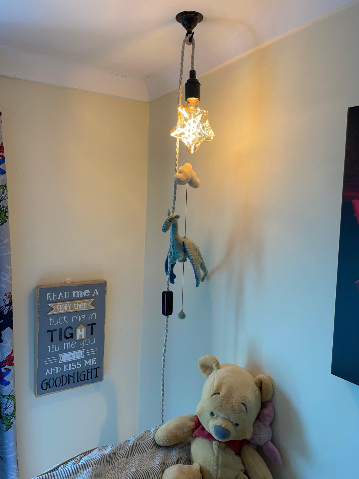 Harry Potter Plug In Pendant Light | Wizard Bedroom &amp; Bedside Lighting UK