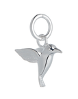 Hummingbird Silver Charm