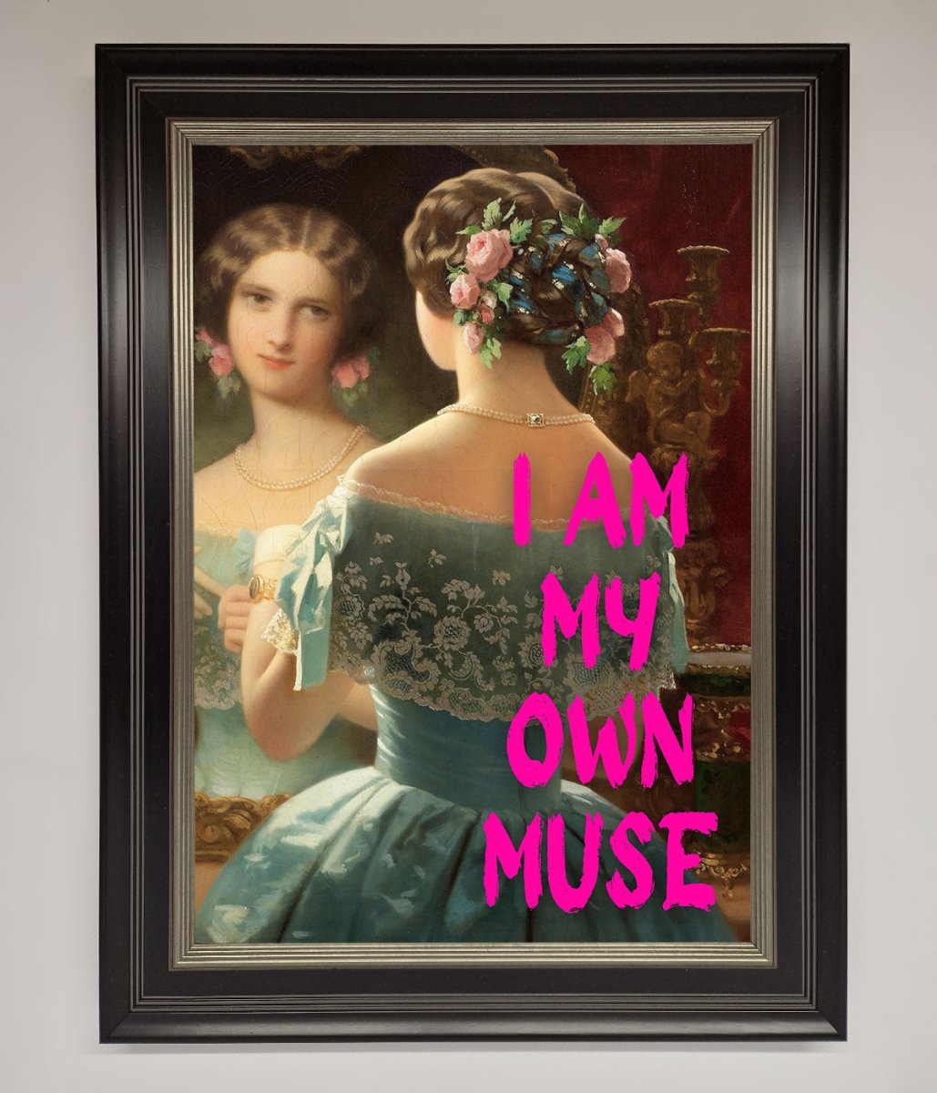 I Am My Own Muse Framed Print