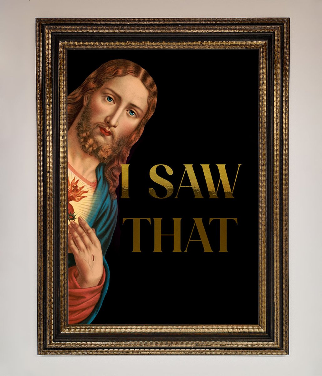 I Saw That Foil Print