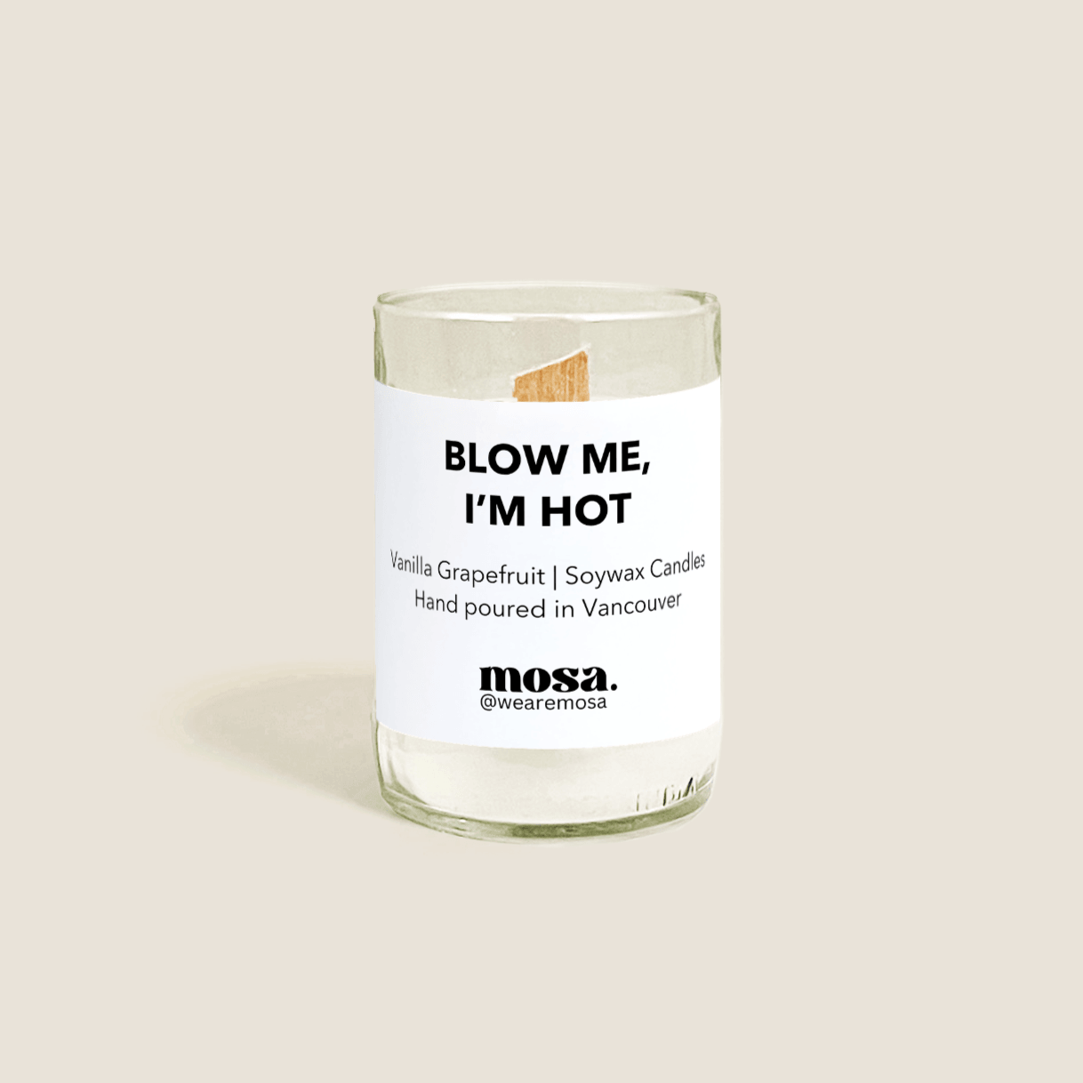 Vanilla Grapefruit Scented Soy Candle-5