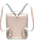 Handmade Leather City Backpack - Iced Coffee