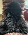 Luxury Icelandic sheepskin rug, dark graphite grey, premium shorn 50mm fleece, ethically sourced, hypoallergenic, best-selling home decor by Wildash London at brixbailey.com