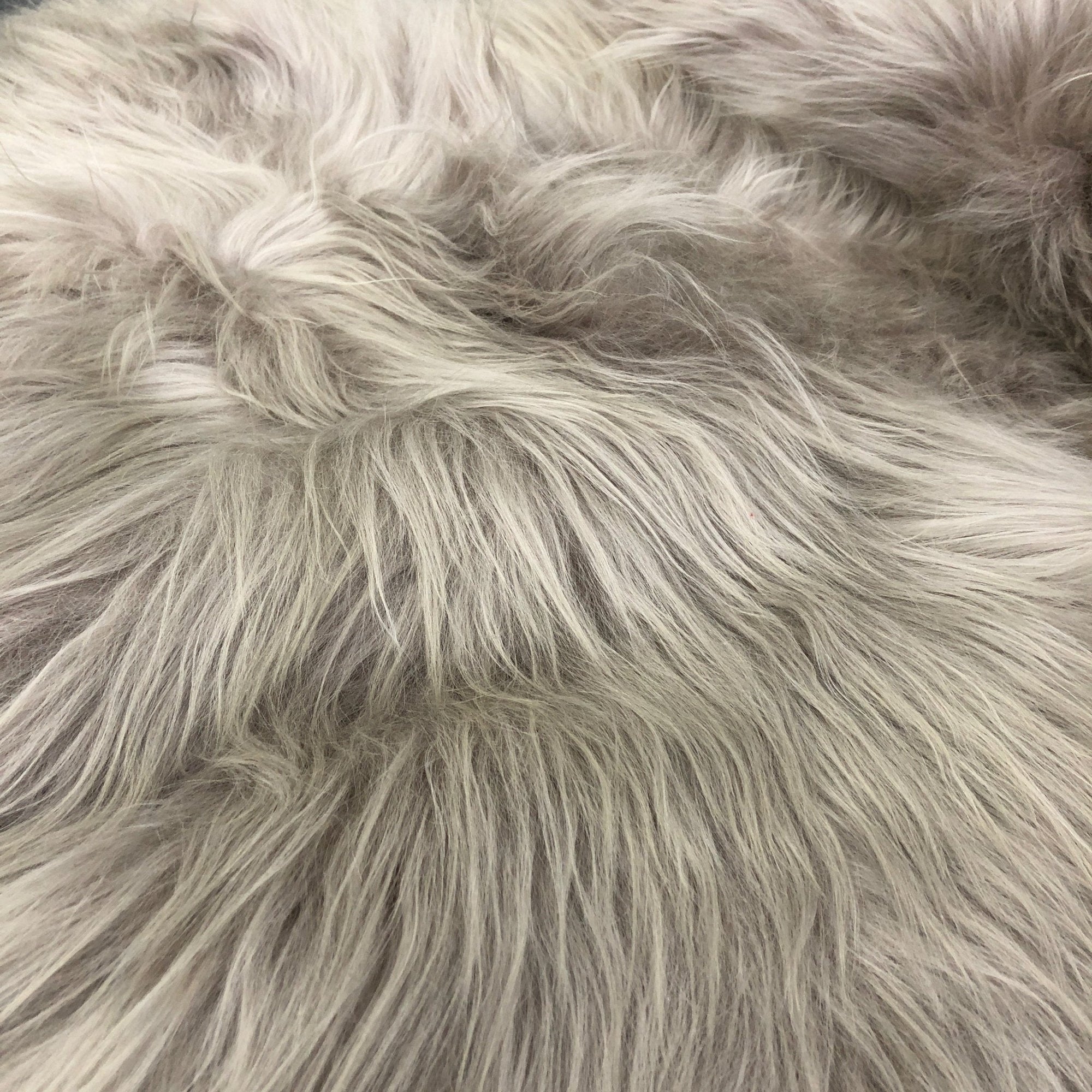 Icelandic Sheepskin Long Fur Rug Throw Dove Grey | All Sizes