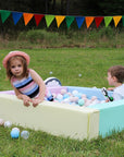 Light Pastel Soft Foam Ball Pit for Toddlers