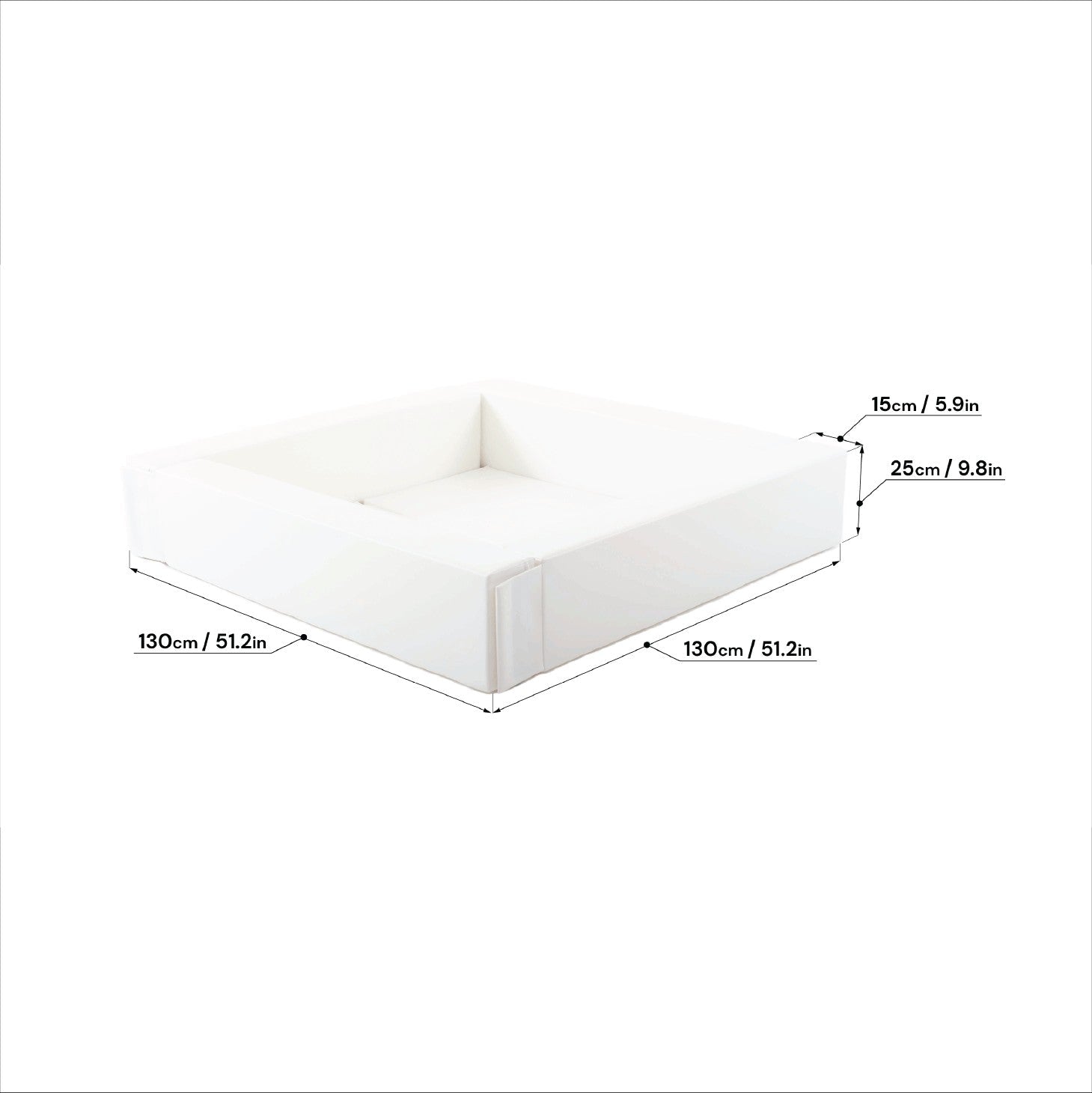 Imaginative Soft Play Ball Pit in White