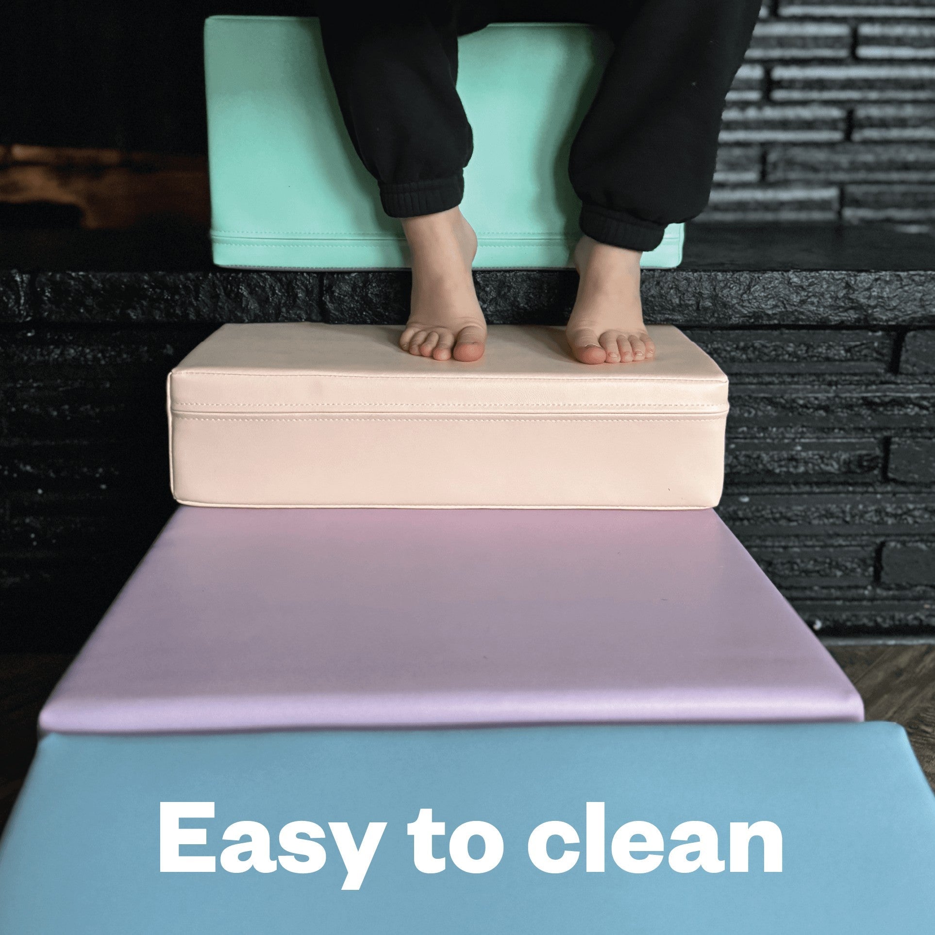 Soft Play Pastel Corner Climber Foam Block Set for Kids