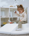 Soft Play White Foam Climber Set for Kids