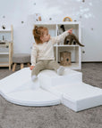 Soft Play White Foam Climber Set for Kids