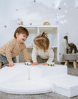 Soft Play White Foam Climber Set for Kids