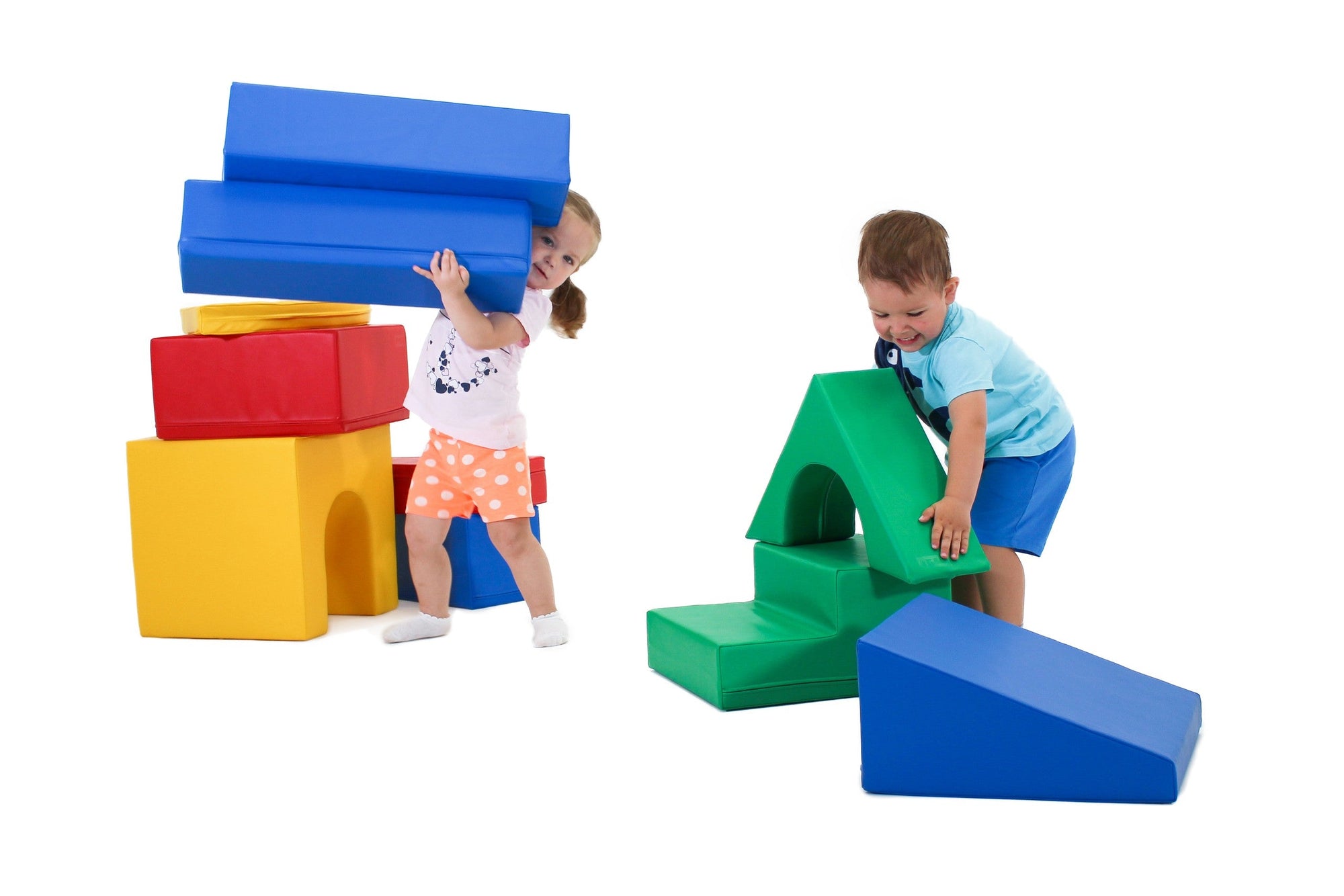 Multicolor Soft Foam Block Set for Kids