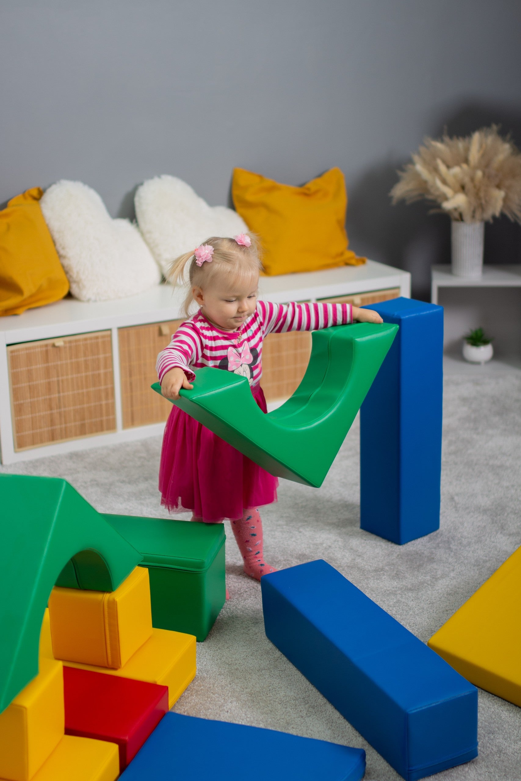 Multicolor Soft Foam Block Set for Kids