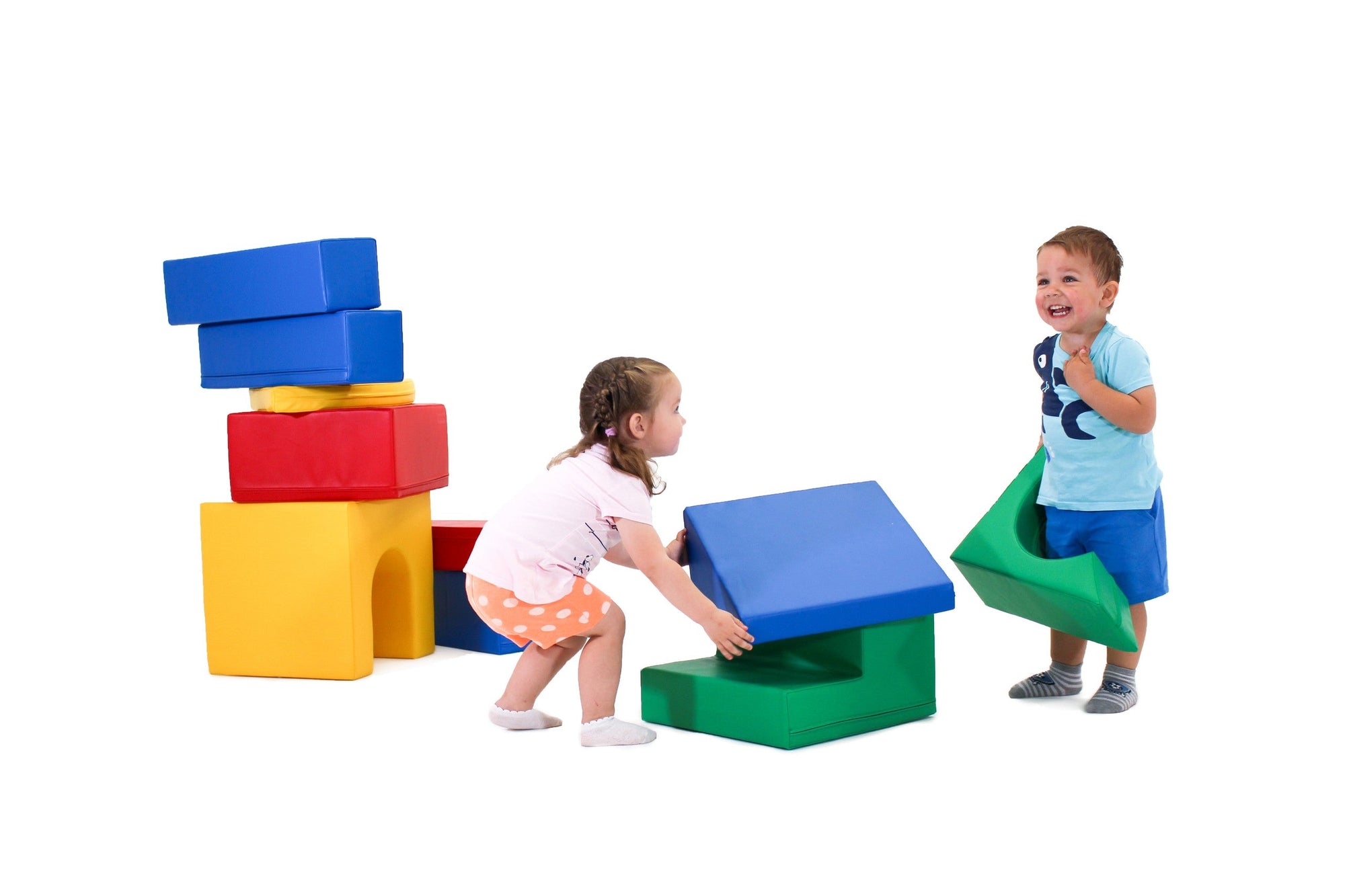 Multicolor Soft Foam Block Set for Kids