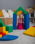 Multicolor Soft Foam Block Set for Kids