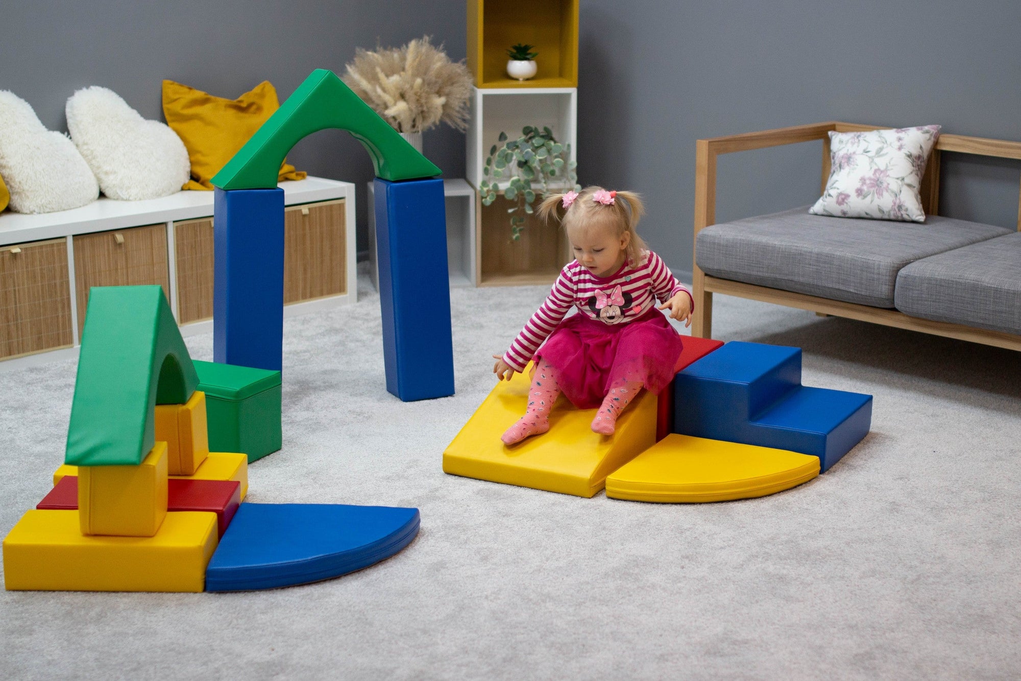 Multicolor Soft Foam Block Set for Kids