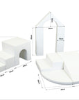 Soft Play Foam Block Set in White