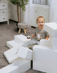 Soft Play Foam Block Set in White
