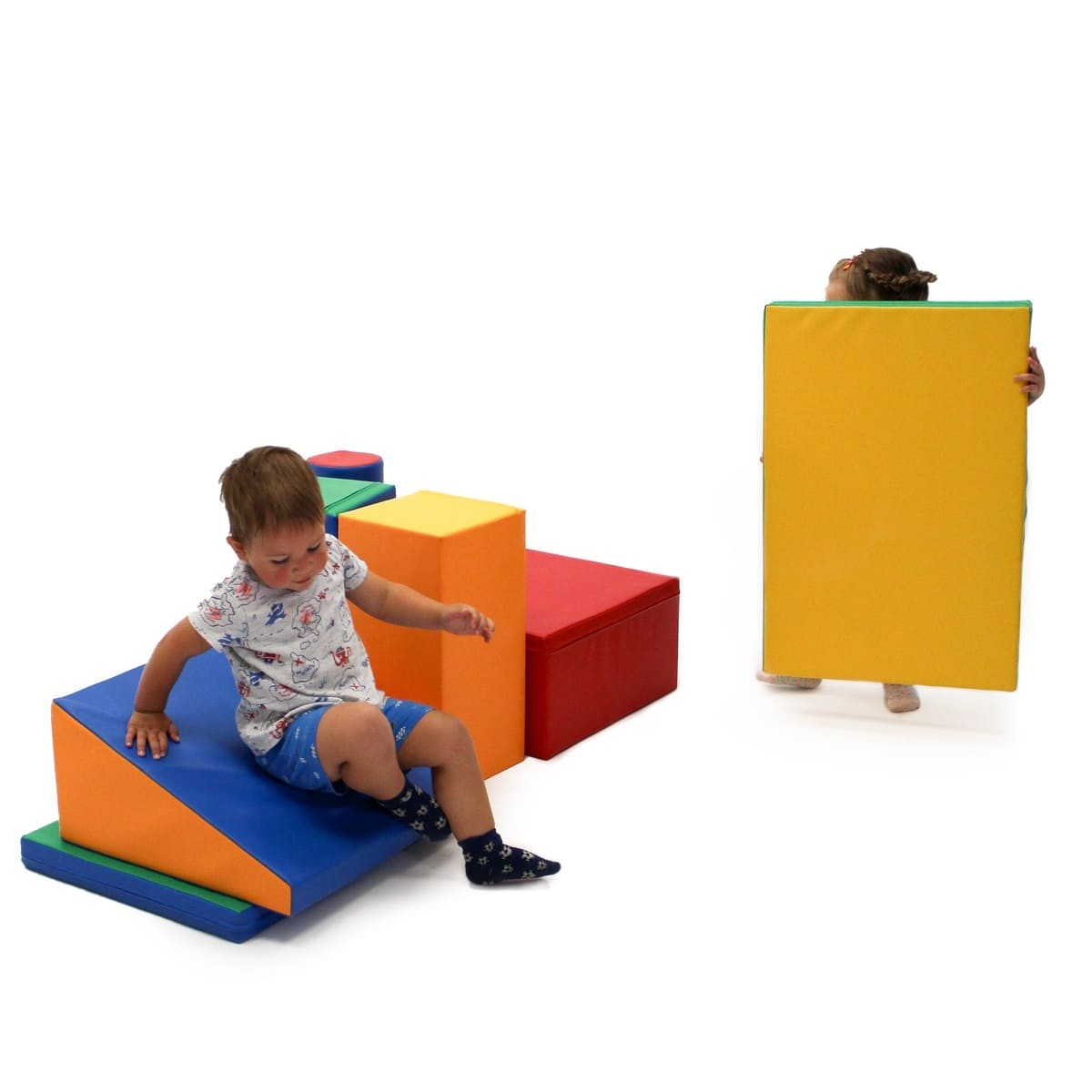 Soft Play Foam Block Set Multicolor Discoverer