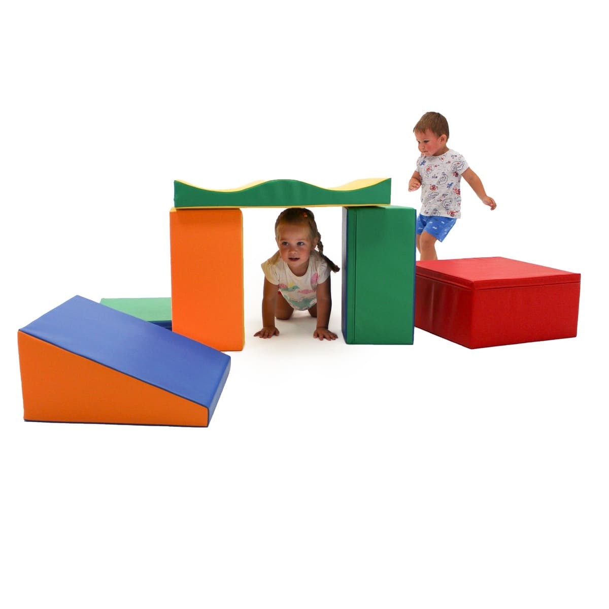 Soft Play Foam Block Set Multicolor Discoverer