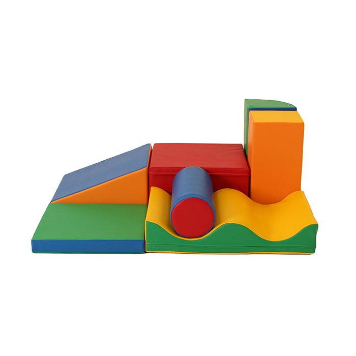 Soft Play Foam Block Set Multicolor Discoverer