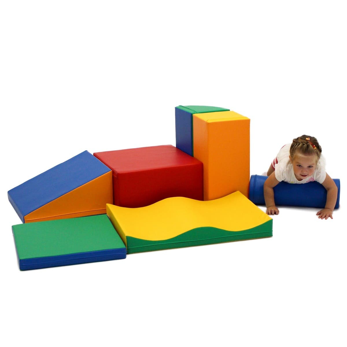 Soft Play Foam Block Set Multicolor Discoverer