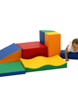 Soft Play Foam Block Set Multicolor Discoverer