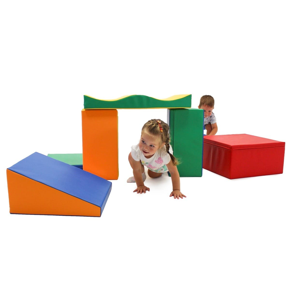 Soft Play Foam Block Set Multicolor Discoverer