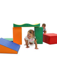 Soft Play Foam Block Set Multicolor Discoverer