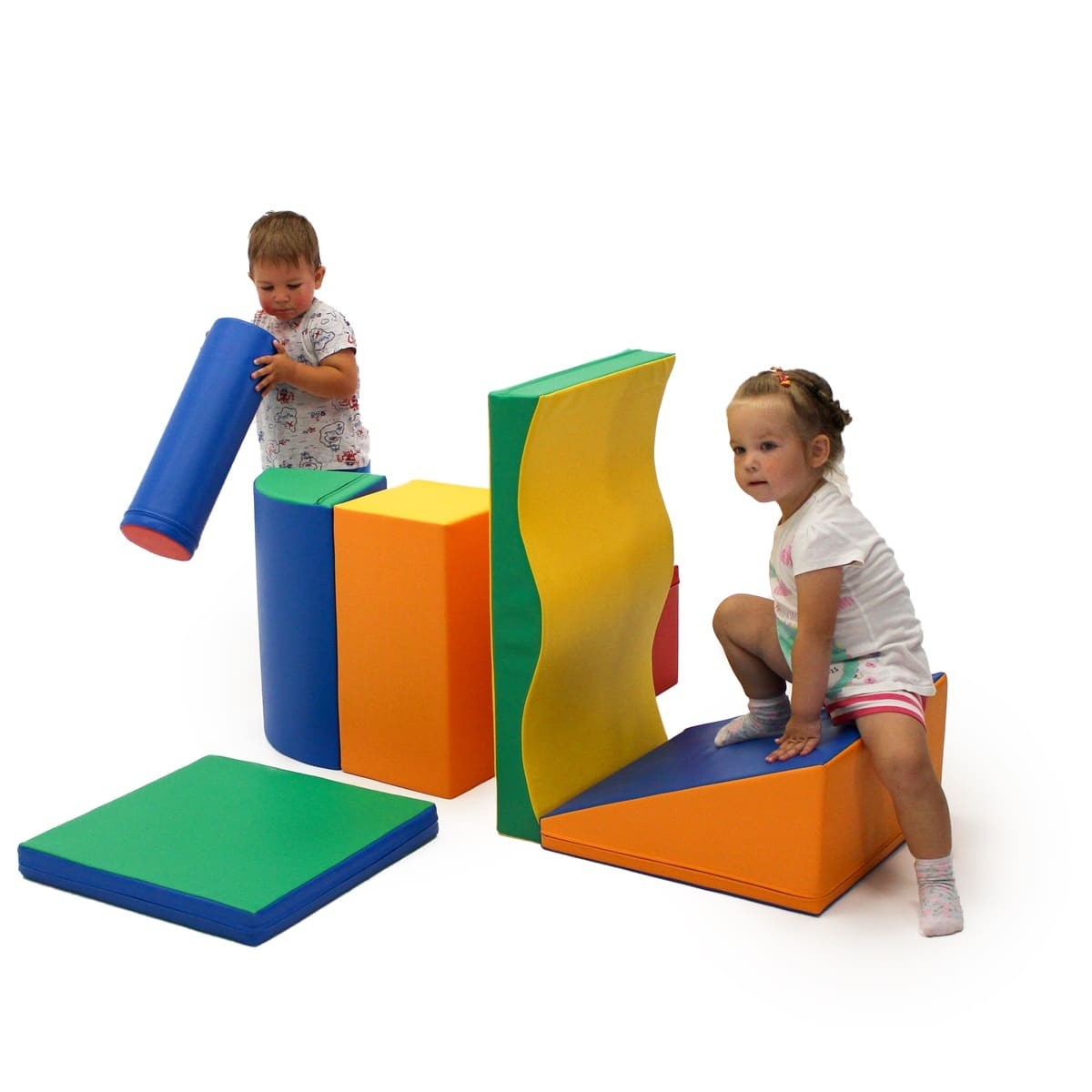 Soft Play Foam Block Set Multicolor Discoverer