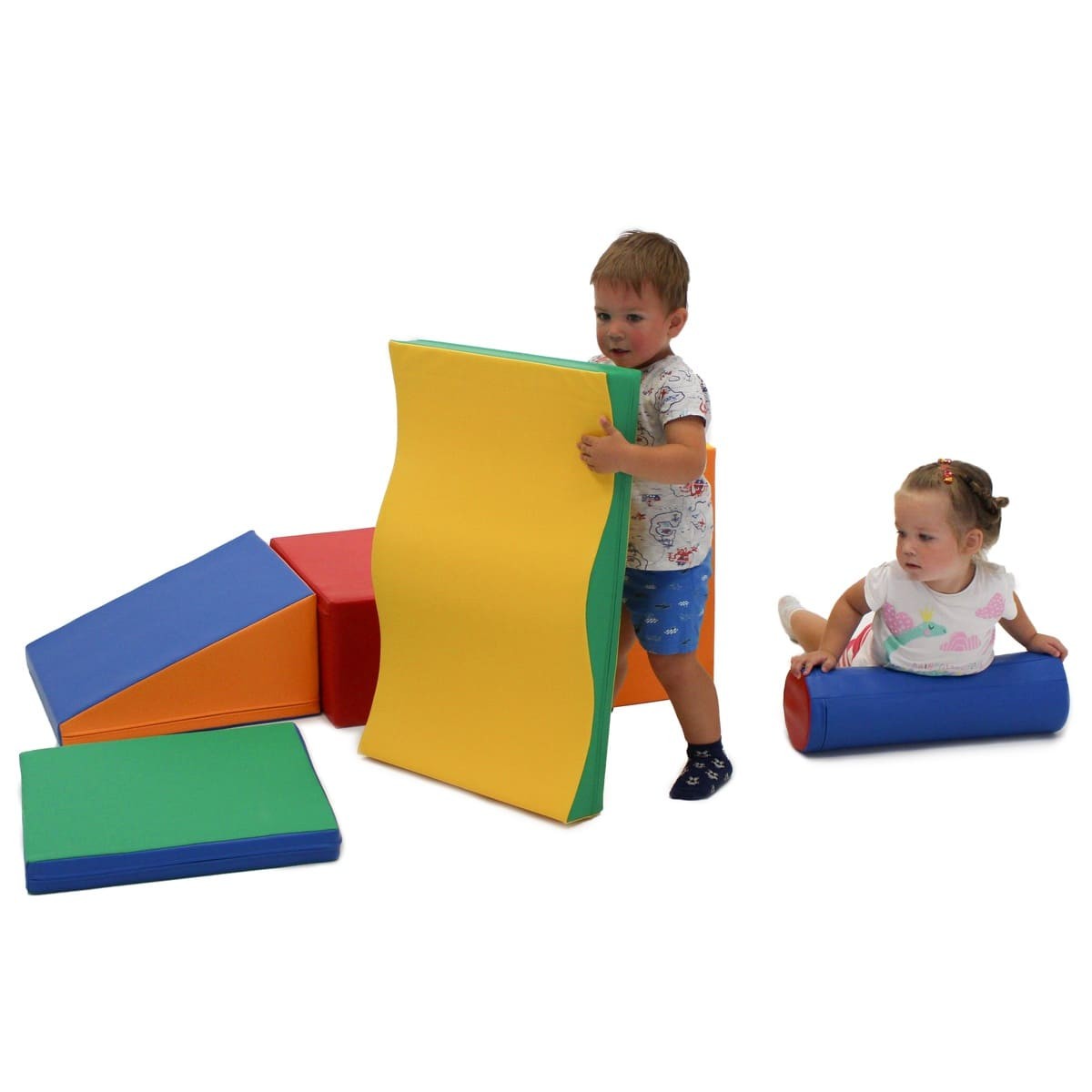 Soft Play Foam Block Set Multicolor Discoverer
