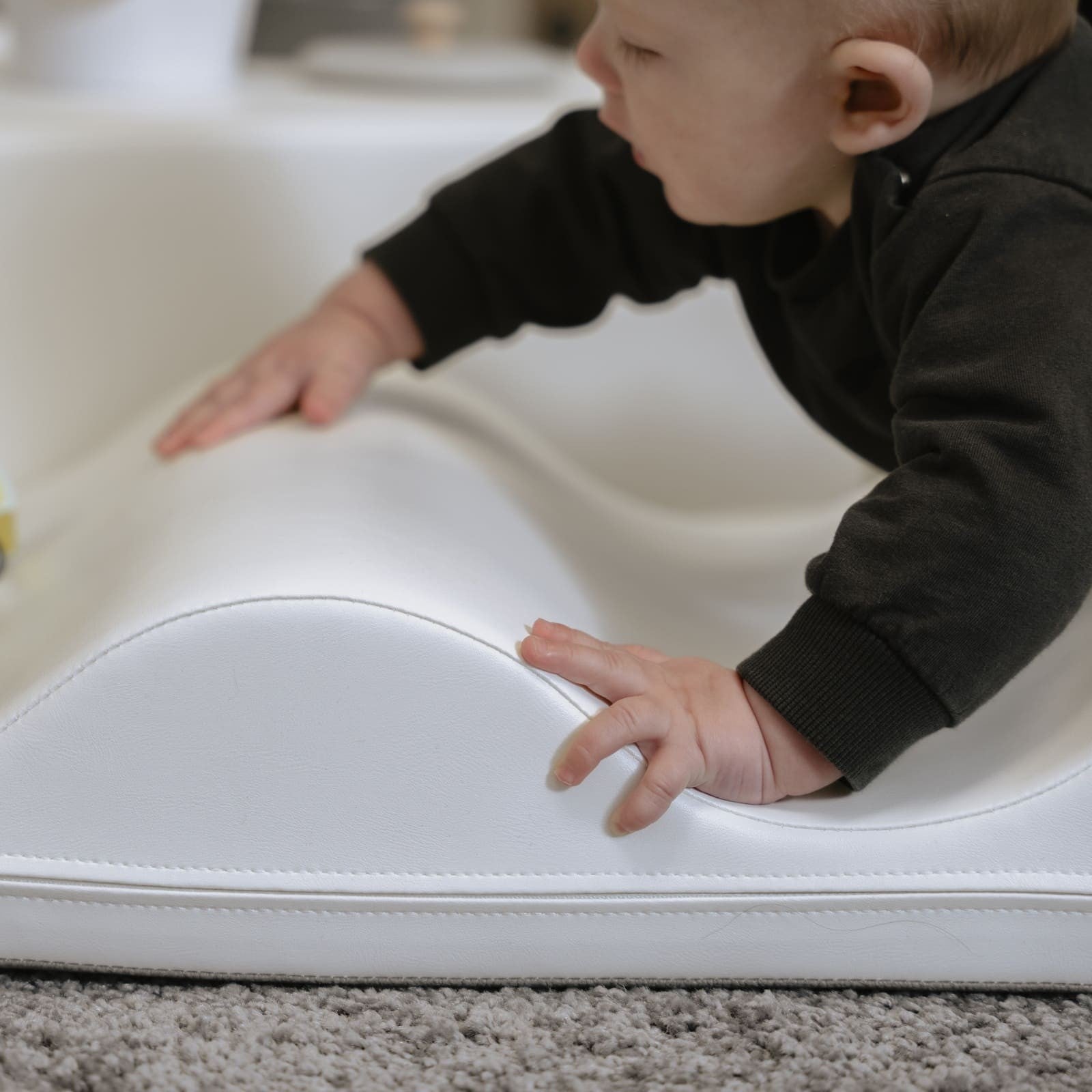 Soft Play Seven Foam Block Set in White