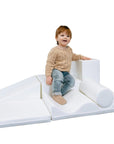 Soft Play Seven Foam Block Set in White