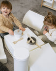 Soft Play Seven Foam Block Set in White
