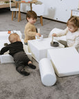 Soft Play Seven Foam Block Set in White