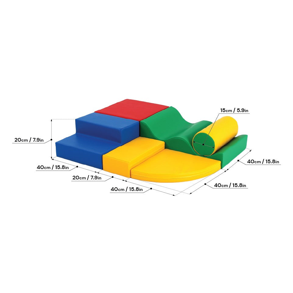 Multicolor Foam Block Play Set for Kids