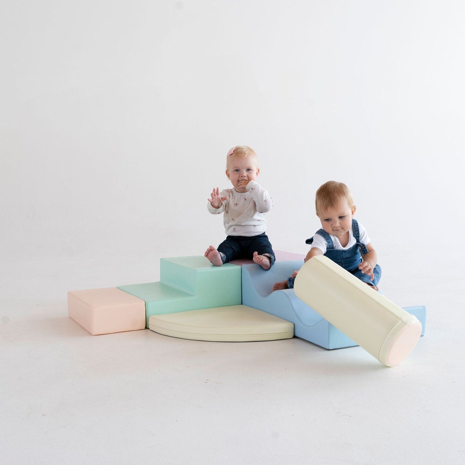 Soft Play Foam Block Set Light Pastel Explorer
