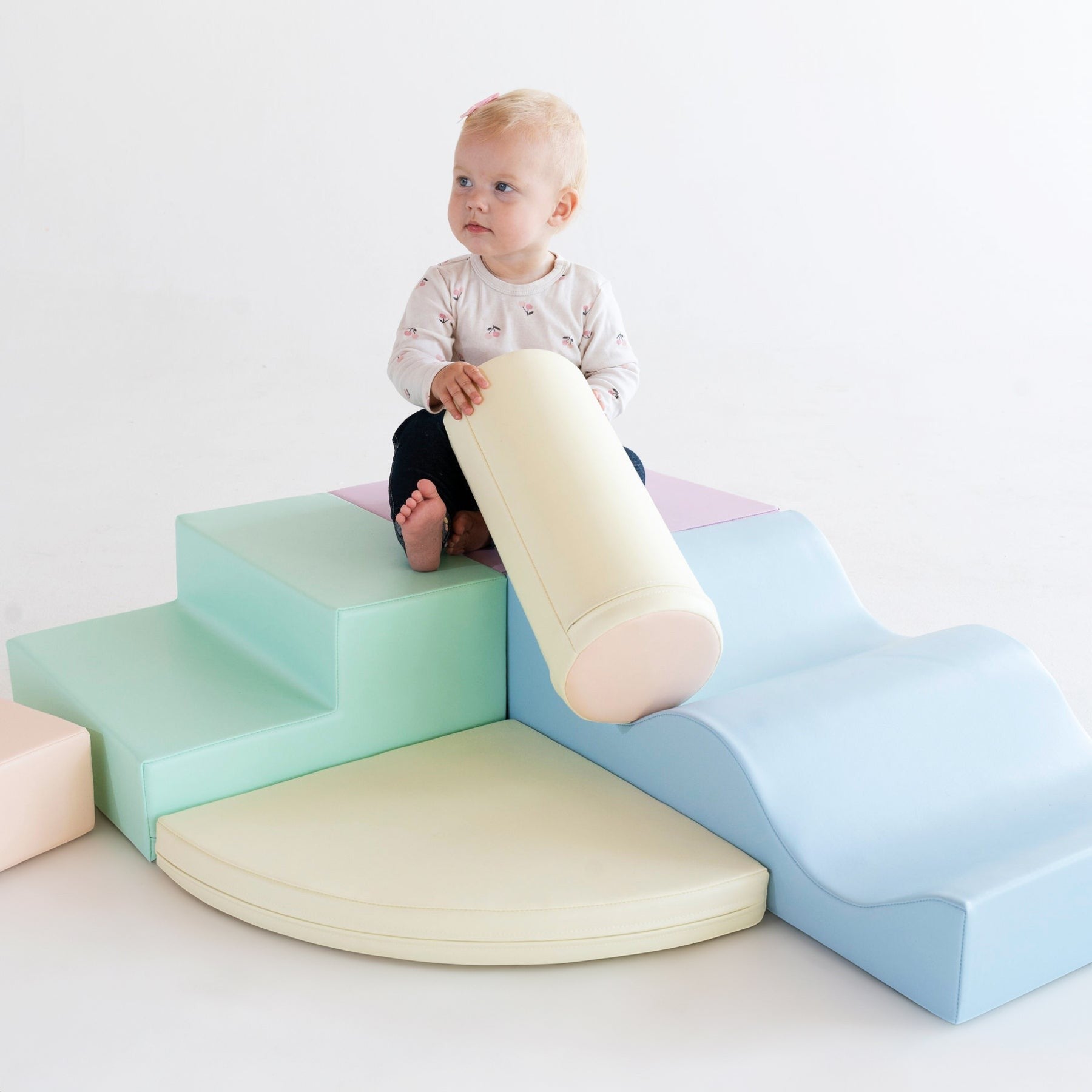 Soft Play Foam Block Set Light Pastel Explorer