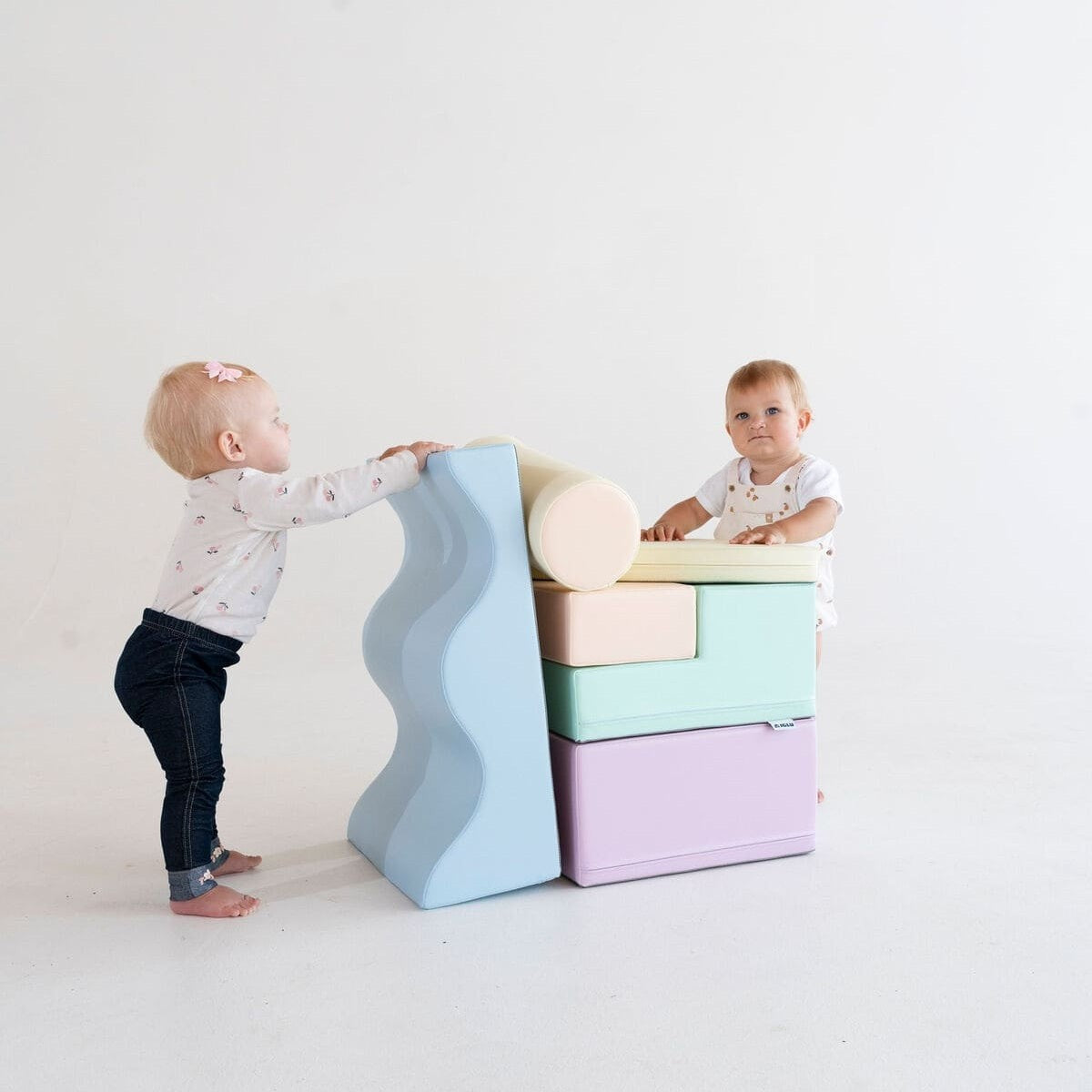 Soft Play Foam Block Set Light Pastel Explorer
