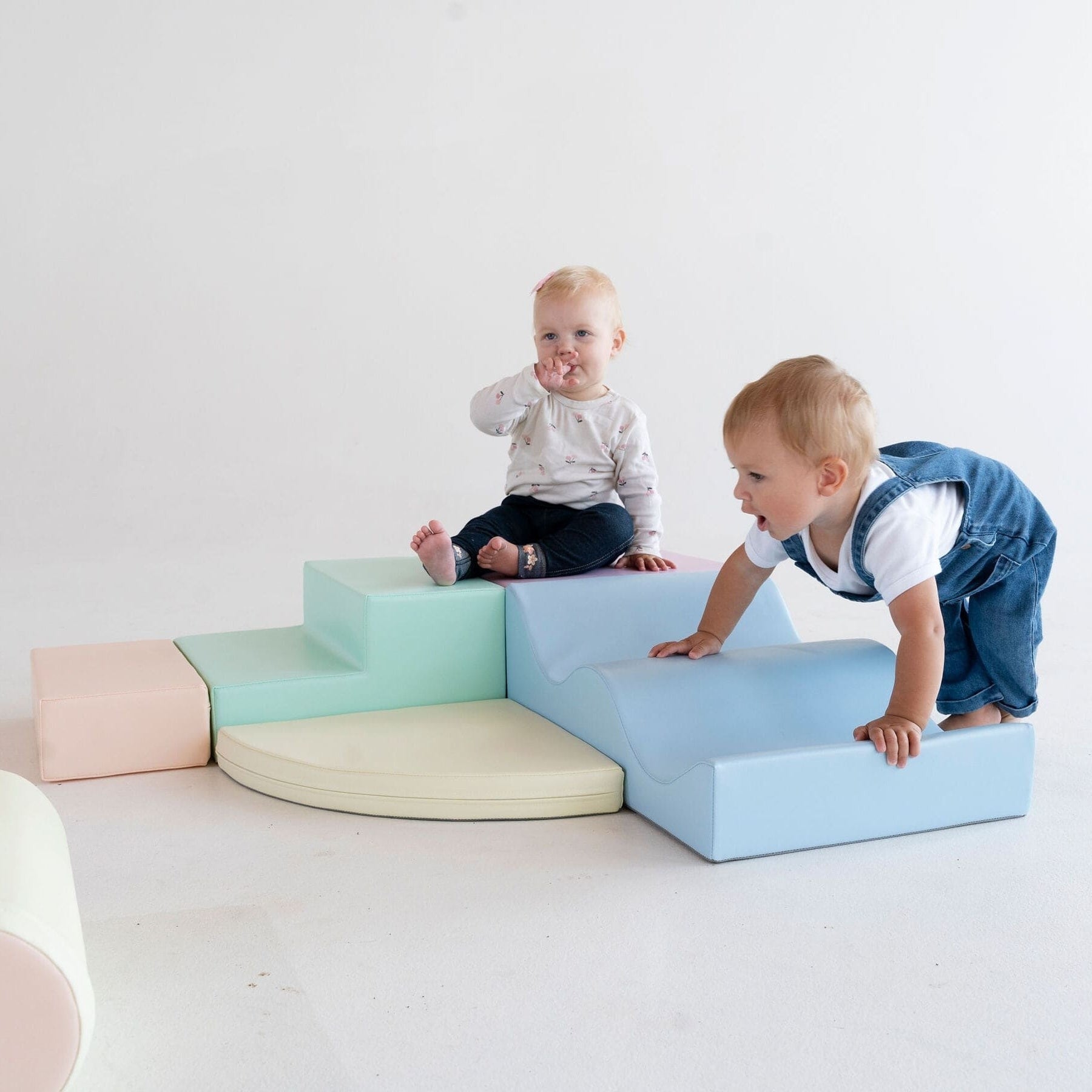 Soft Play Foam Block Set Light Pastel Explorer