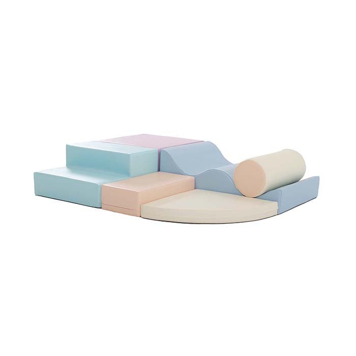 Soft Play Foam Block Set Light Pastel Explorer
