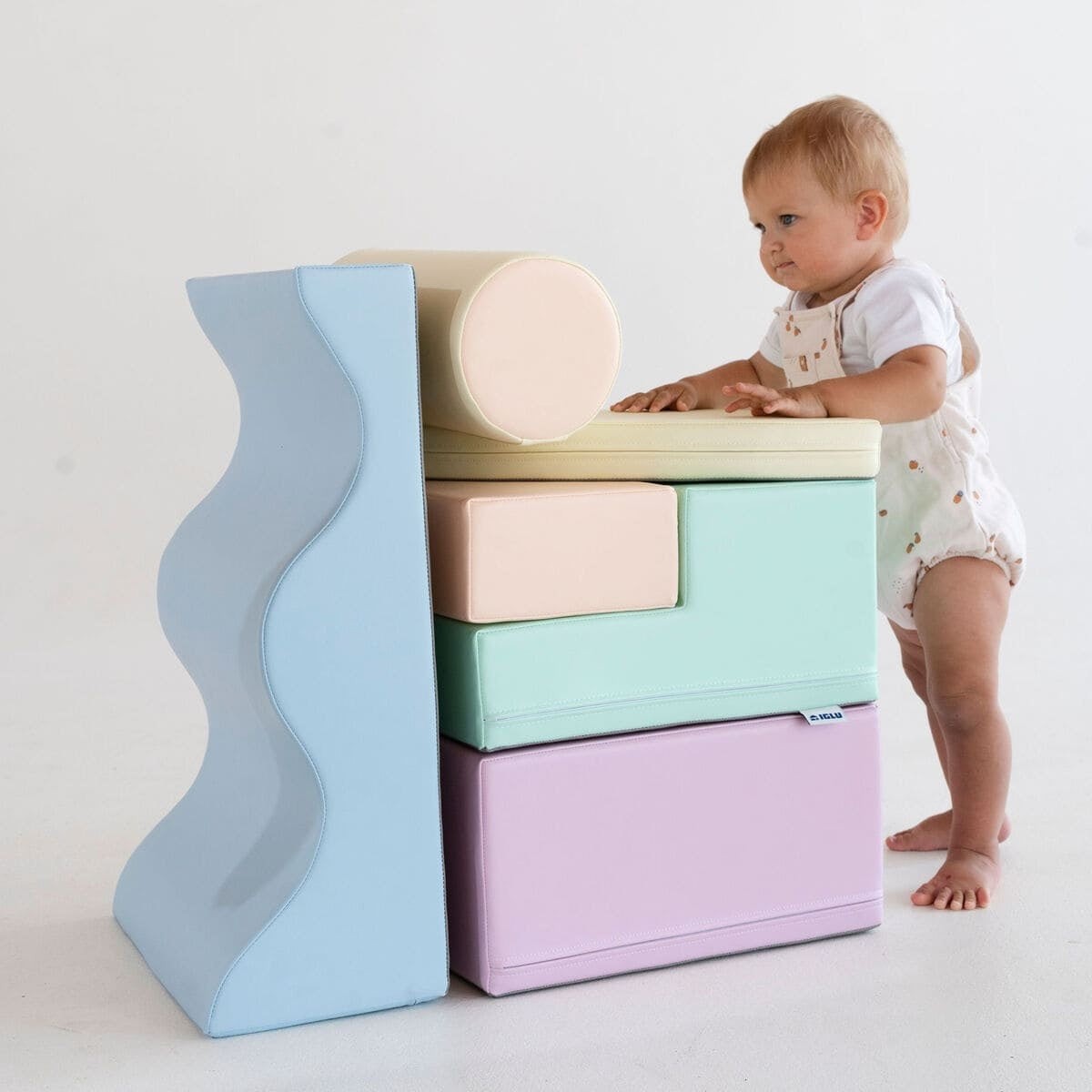 Soft Play Foam Block Set Light Pastel Explorer