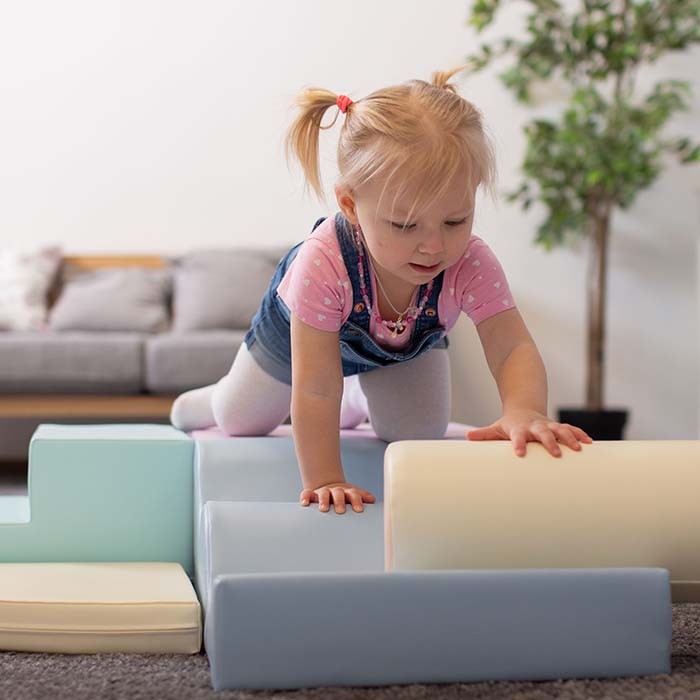 Soft Play Foam Block Set Light Pastel Explorer