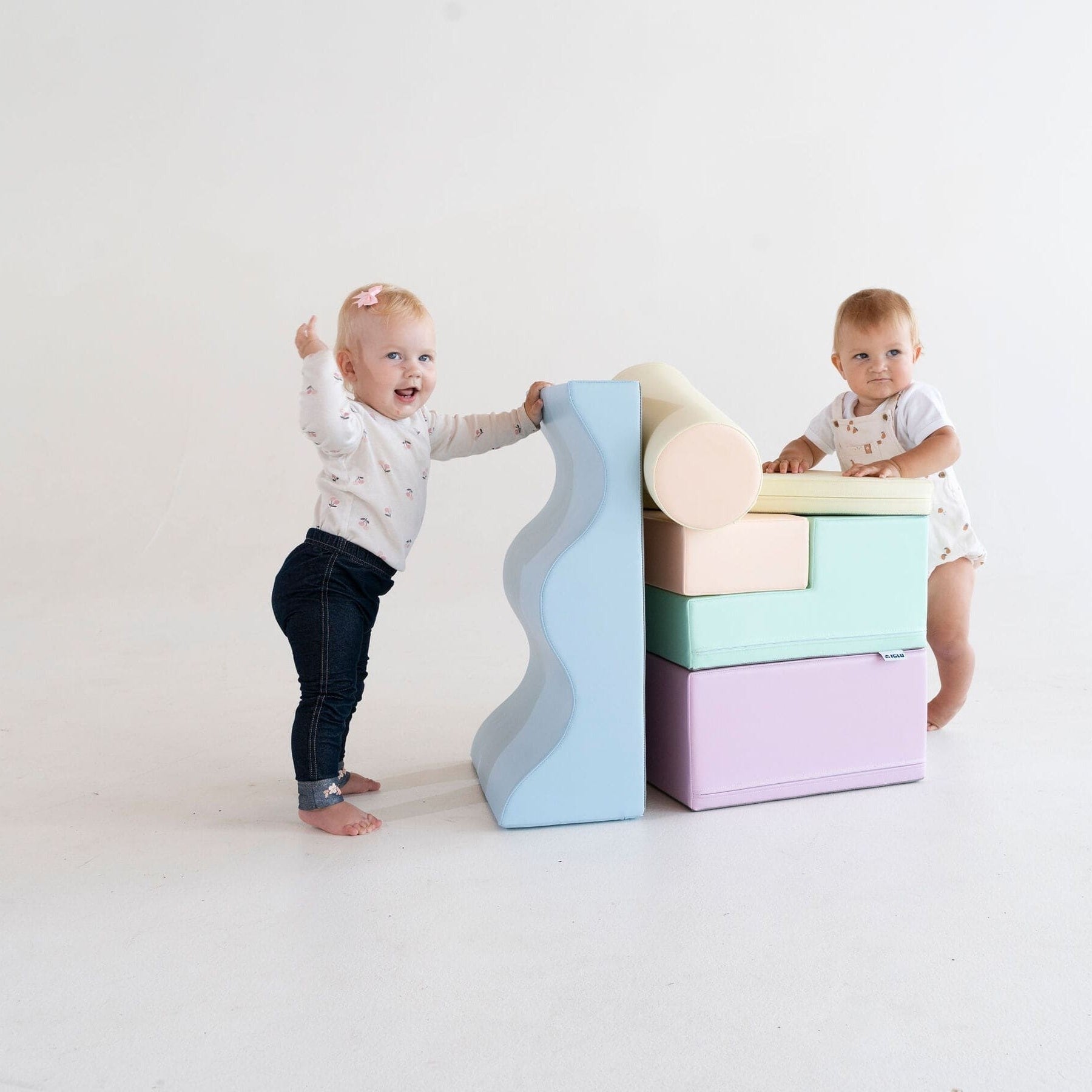 Soft Play Foam Block Set Light Pastel Explorer