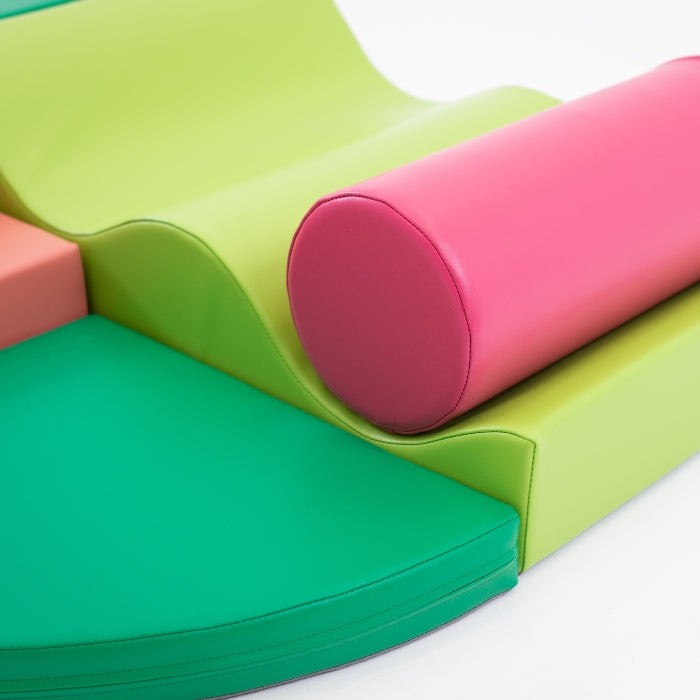 Soft Play Explorer Foam Block Set Pink and Green