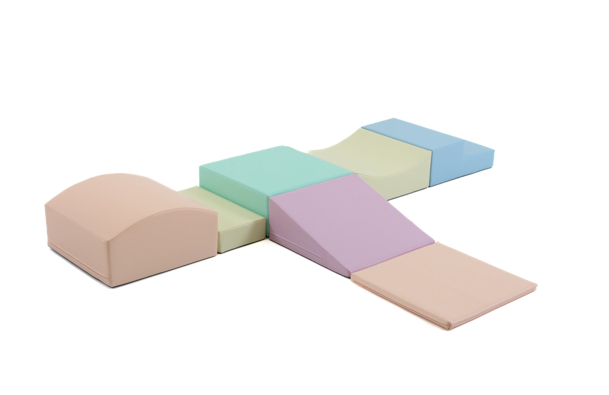 Light Pastel Foam Play Block Set for Toddlers