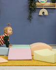 Light Pastel Foam Play Block Set for Toddlers