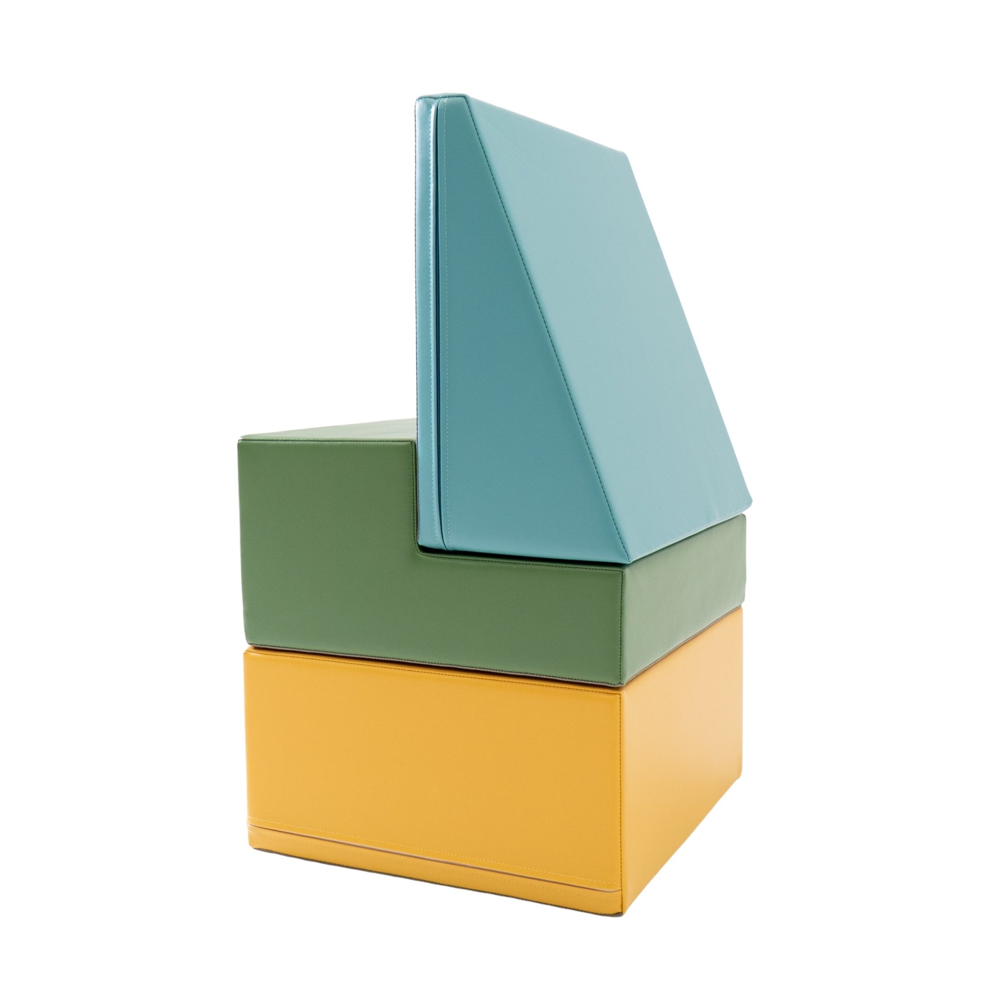 Mini Soft Play Climbing Block Set in Pastel Turquoise