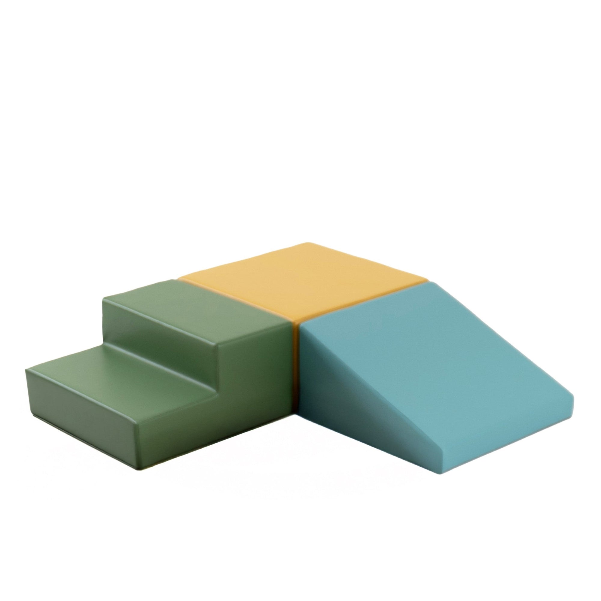 Mini Soft Play Climbing Block Set in Pastel Turquoise