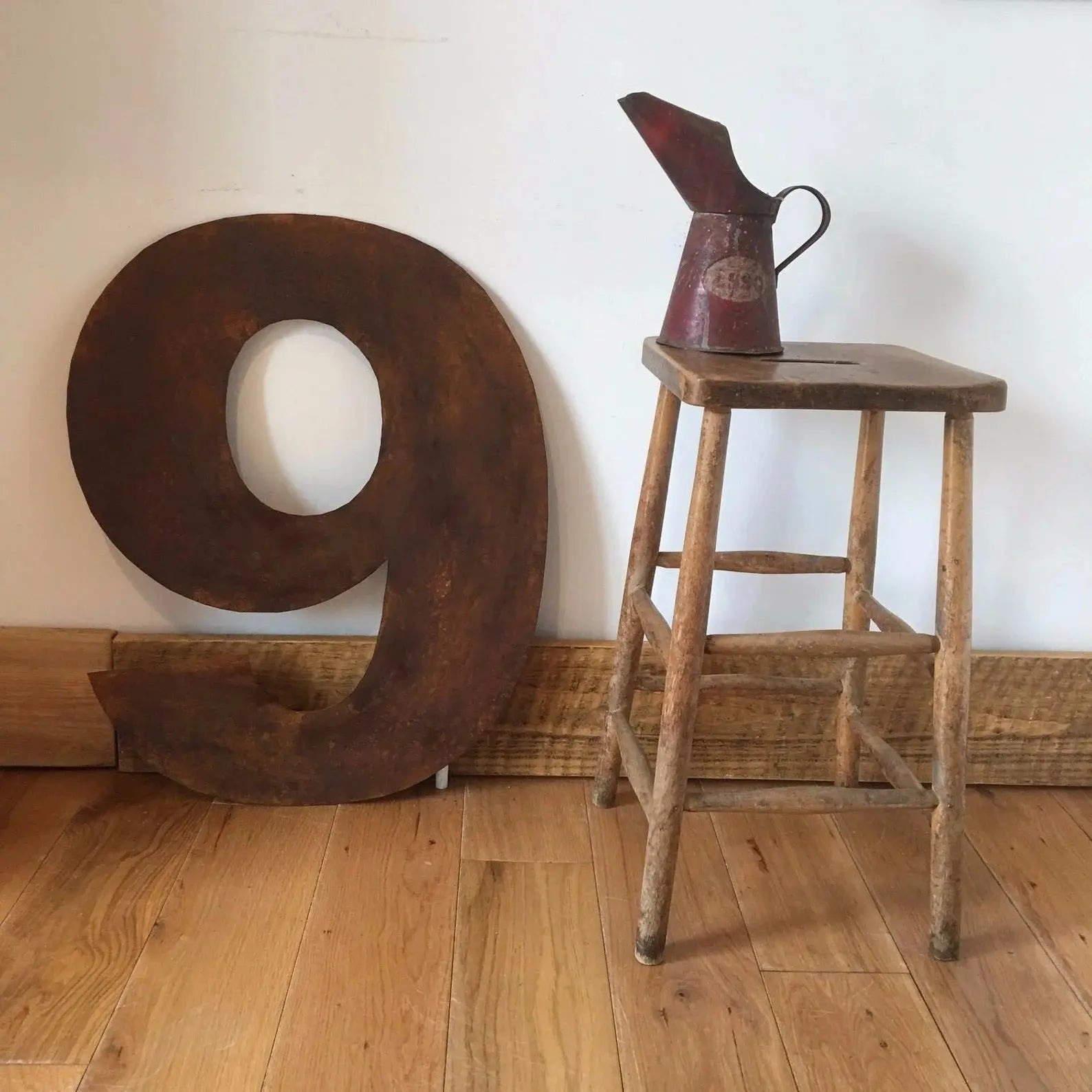 Large 70cm Rusty Metal Letters – XL Industrial Alphabet for Weddings, Home Decor &amp; Shop Signs House Numbers
